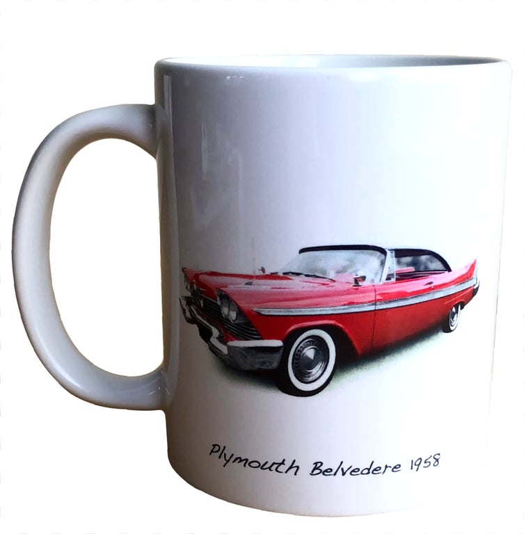 Plymouth Belvedere 1958 - 11oz Ceramic Mug