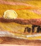  Summer Seconds Needle felt picture Stonehenge Summer Solstice - textile art - Image 2