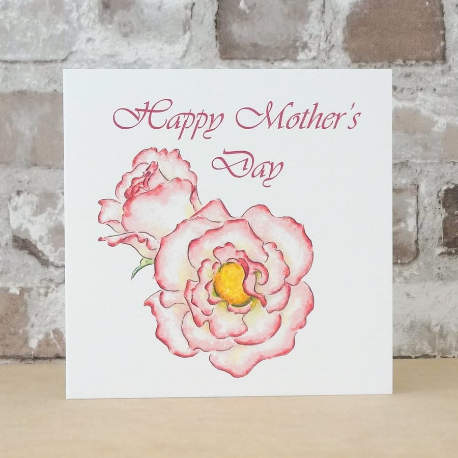 Mothers Day Card Rose