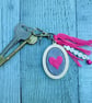 Heart Keyring or Bag Charm - Image 4