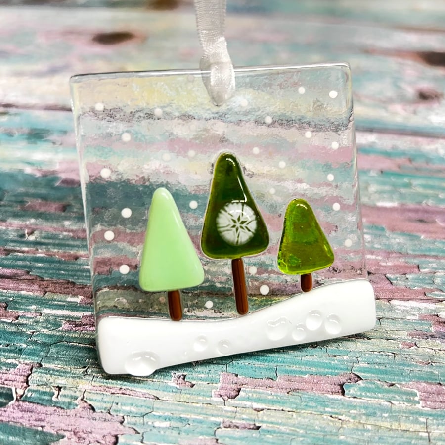 Snow Scene Christmas decoration
