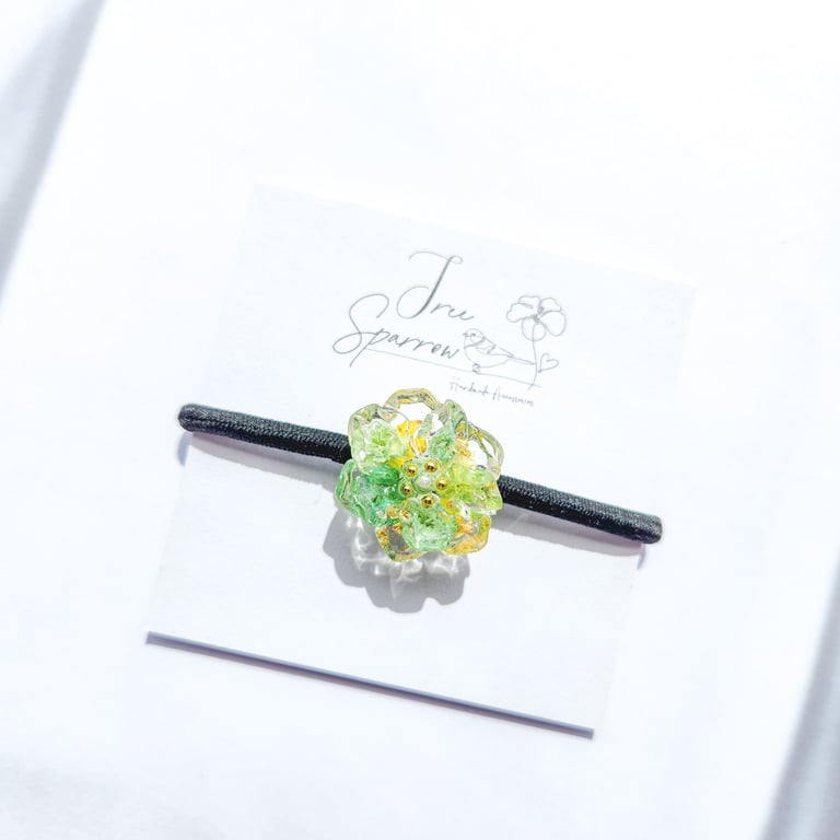 Real Dried Flower Hair tie