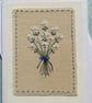 Lazy Daisies hand-stitched card - Image 2