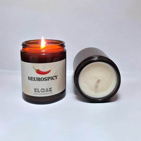 Neurospicy Candle: Funny Gift for ADHD or Autism