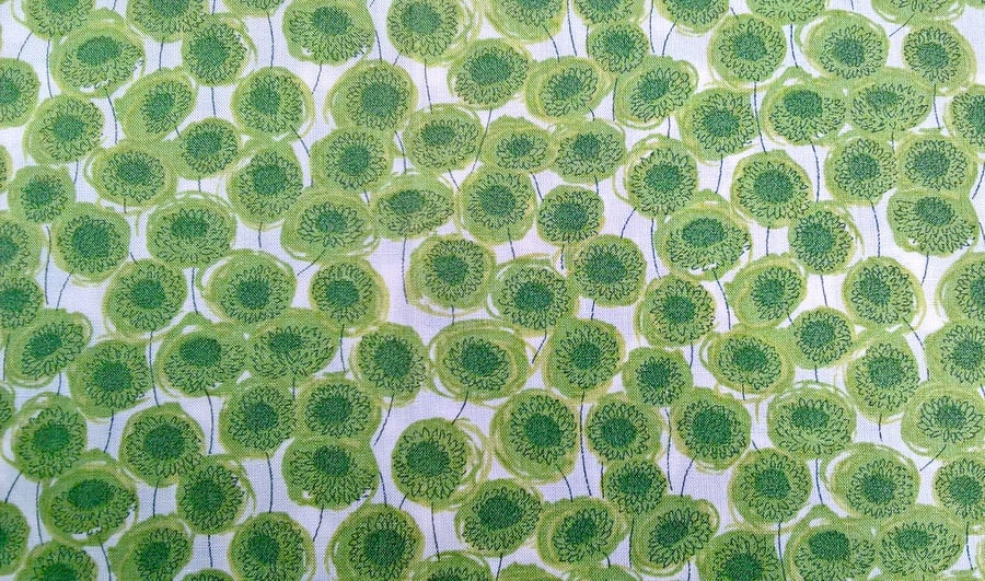 Liberty Fabric 10" Square : XANTHE SUNBEAM Green
