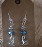 Witch hat earrings with crystals - Image 4