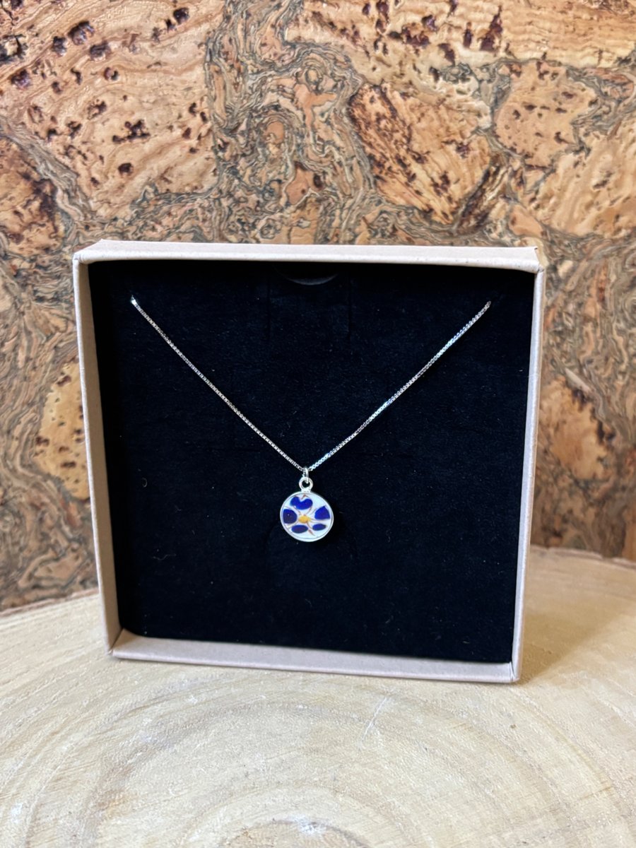 Handmade Unique Necklace,  Eco Friendly Gifts, Delicate Sterling Silver Chain.