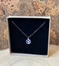 Handmade Unique Necklace,  Eco Friendly Gifts, Delicate Sterling Silver Chain.