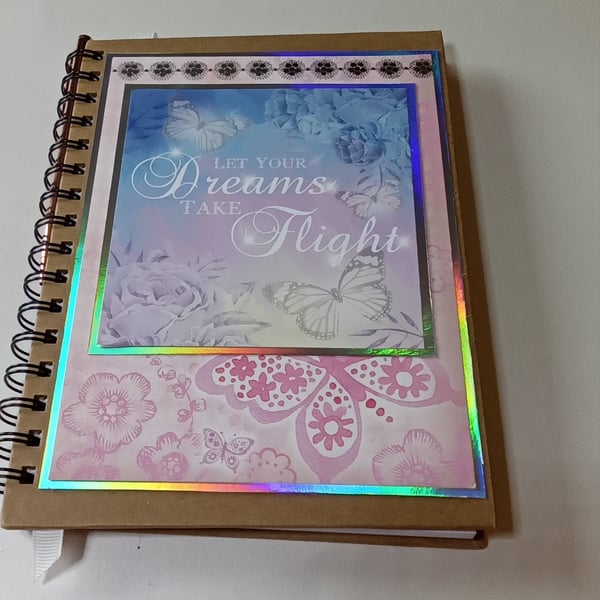 Decorated Notebook, Let Your Dreams Take Flight