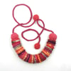 Crochet Necklace -'Autumn '