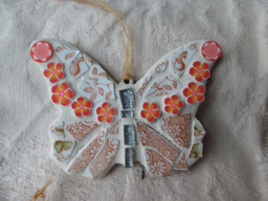 Large Mosaic Butterfly