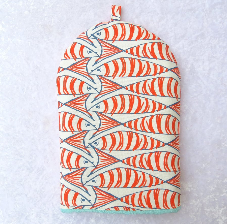 Coffee Cosy, fish, medium cosy, to fit a 2-4 cup cafetiere