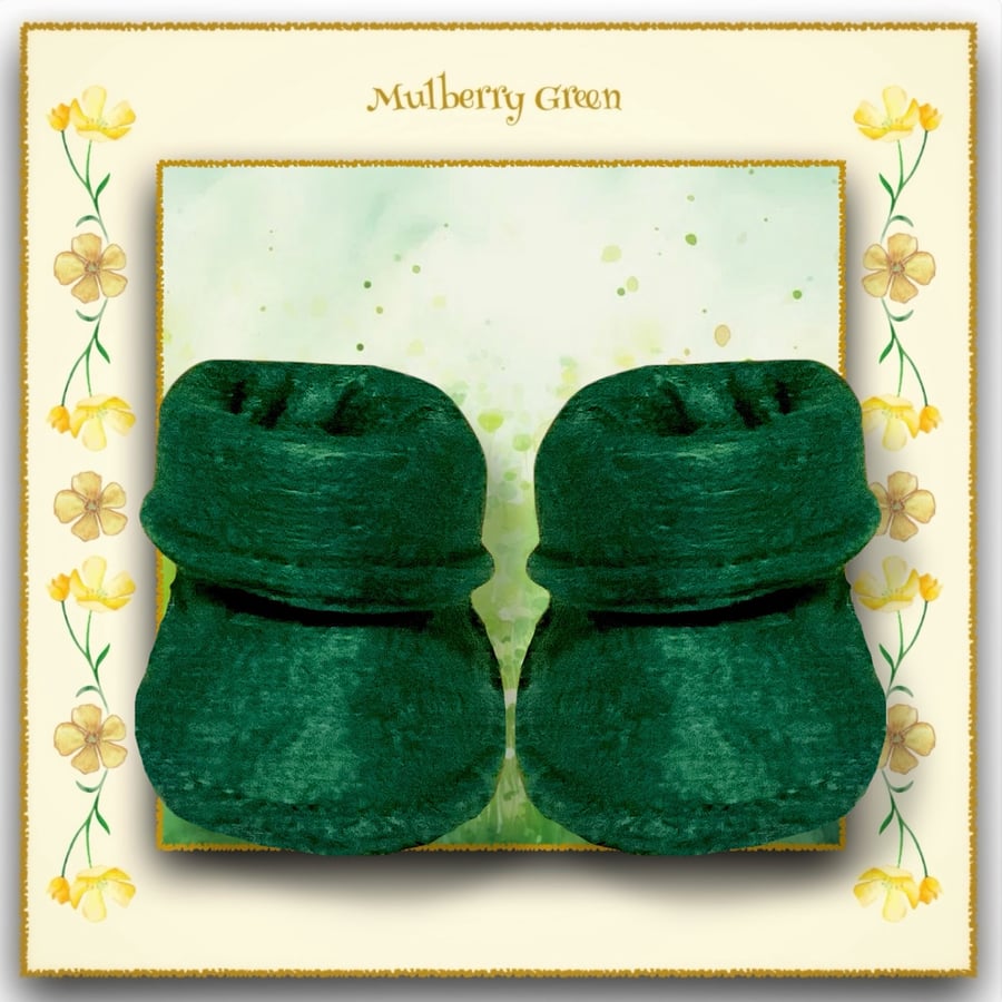 Bottle Green Ankle Boots