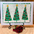 Pine Trees Christmas Card 