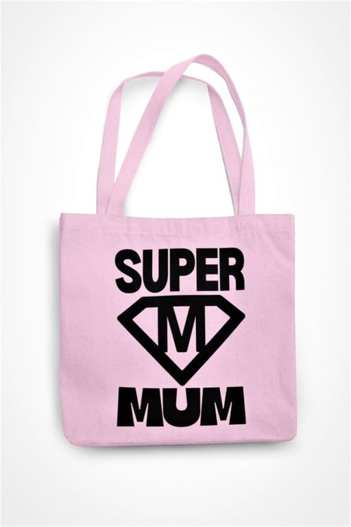 Super Mum Tote Bag Funny Novelty Mum Joke Mothers Day Gift Birthday Present