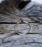Garnet Stack Ring - Image 3
