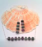 Faceted Ruby in Zoisite Bar on 925 Silver Chain & Earrings, Gift for Her - Image 1