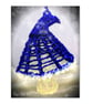 Handmade Blue Toadstool Christmas Decoration - Image 2