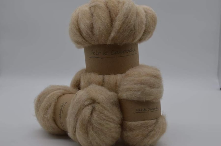 Carded Corriedale Fawn 