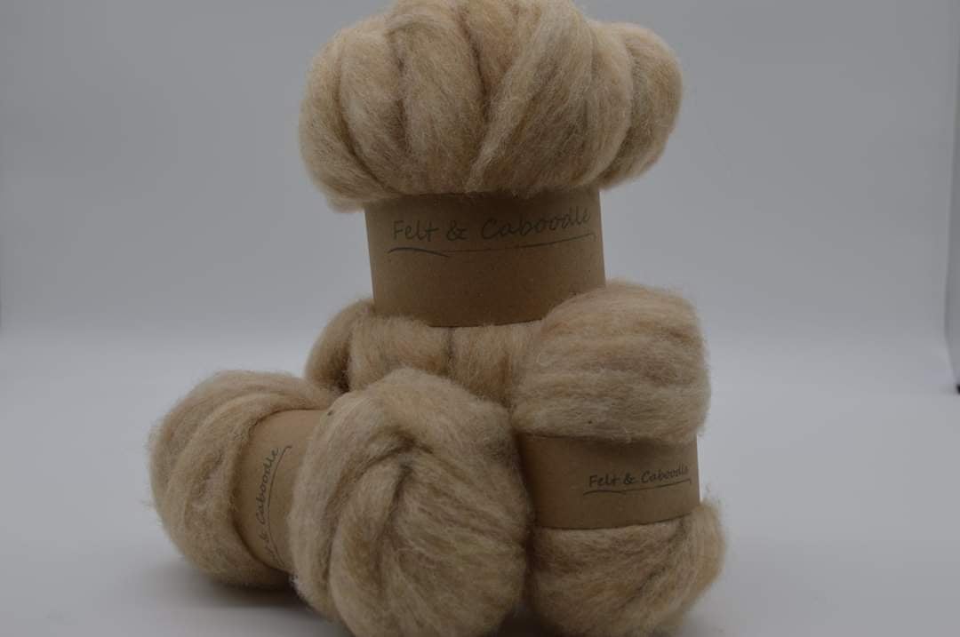 Carded Corriedale Fawn 