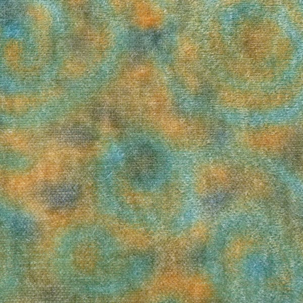Hand dyed Helmbold 3mm Dense fur fabric "Steampunk" on Barley