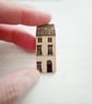 Townhouse Brooch, House Pin, Architecture Brooch - Image 4