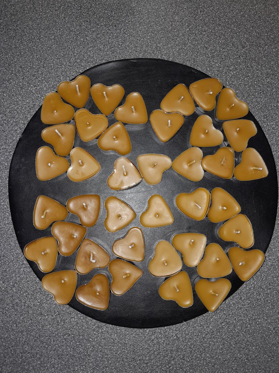 Scented tealights, 40 pack, organic.