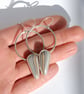 Statement fordite hoop earrings - Image 2
