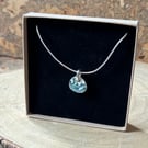 Handmade Unique Pendant, One of a Kind Eco Friendly Gifts, Sterling Silver.
