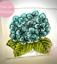 Handcrafted Fused Glass Hydrangea Candle Holder – Unique Floral Tealight Gift - Image 1