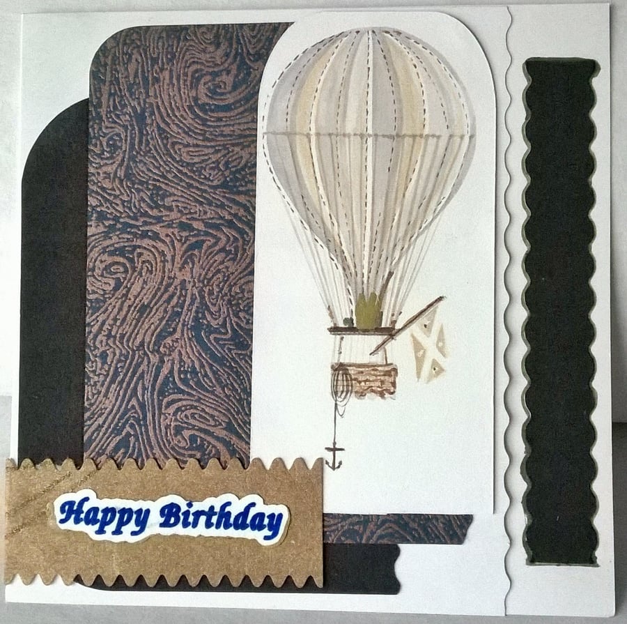 Celebration Card Hot Air Balloon