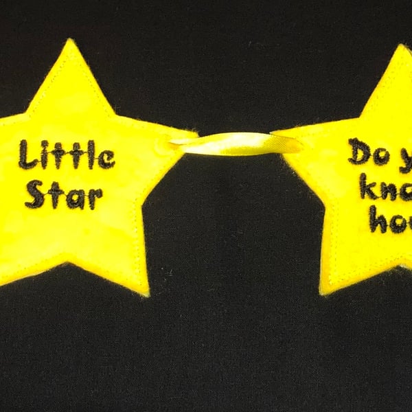 Felt Star Bunting