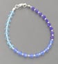Preciosa Crystal bicone bracelet - Blue ombre