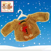 Embroidered Gingerbread Man Jumper
