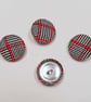 Sold - Black and White Buttons Set of 4
