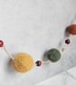 Felt Ball Garland, Bunting - Woodland, Autumn colours, rustic, Autumn - Image 4