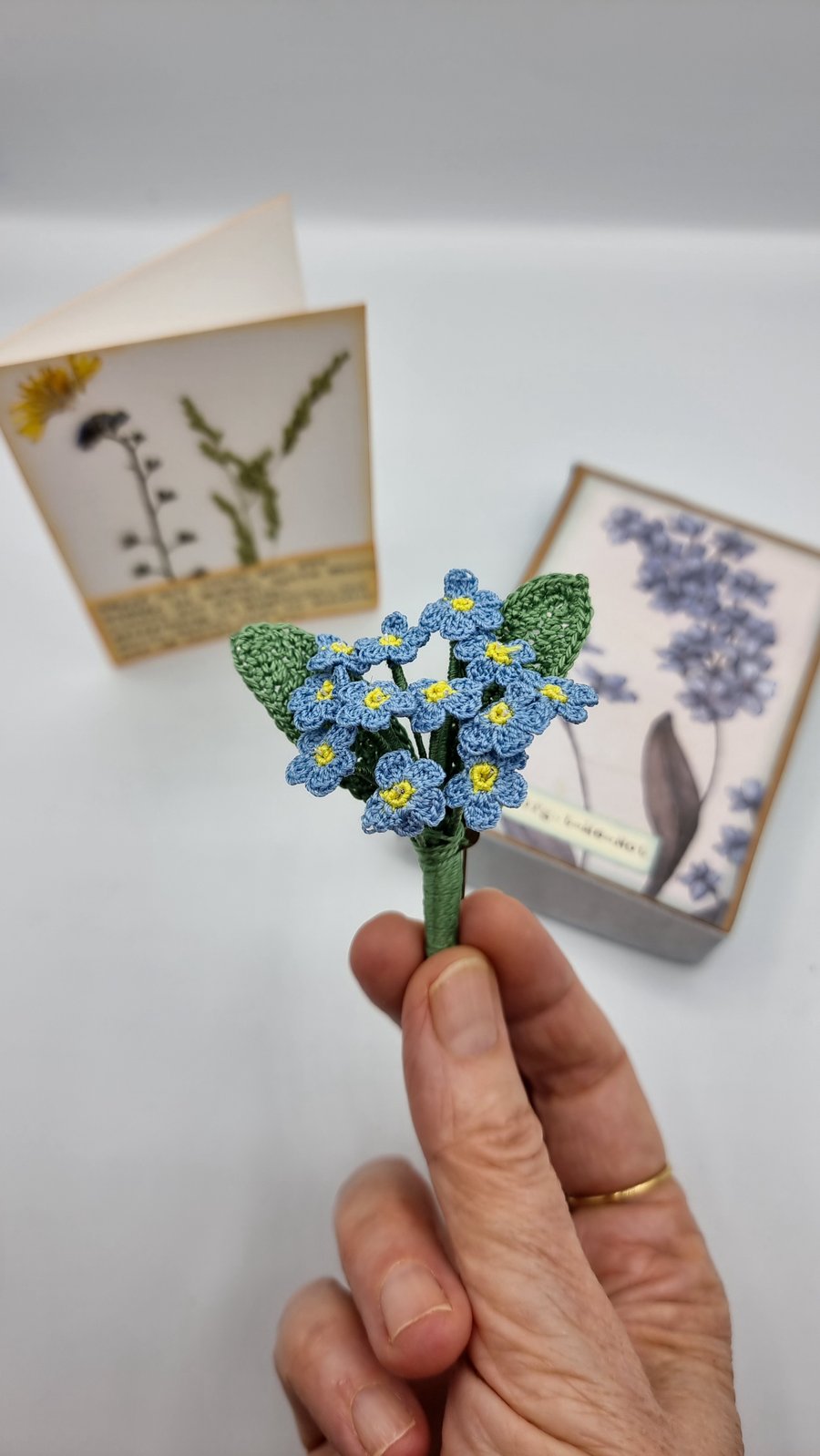 forget me not brooch