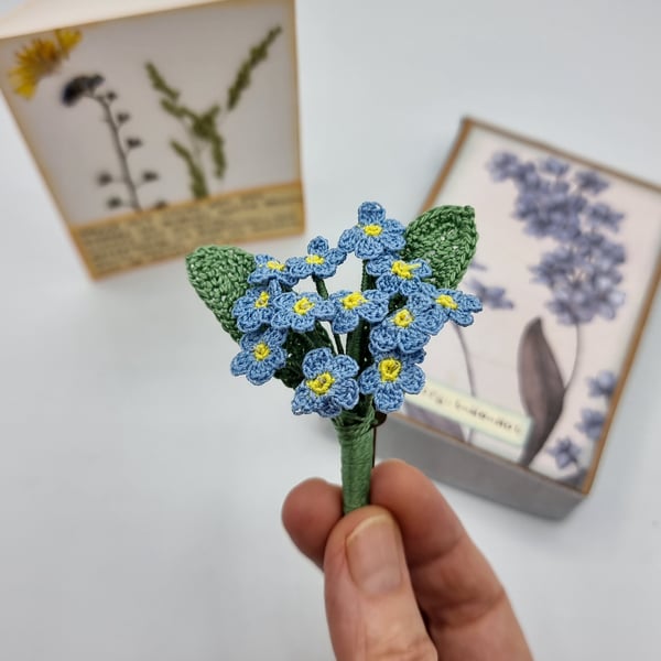 forget me not brooch