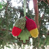 Crochet Acorns- Hanging Home Decorations
