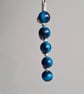 Handmade 925 Silver & Turquoise Blue Tiger Eye Pendant Necklace with Chain Gift  - Image 8