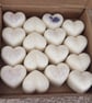 Baby Powder Fragranced Heart Wax Melts, Uk Handmade, Vegan  - Image 2