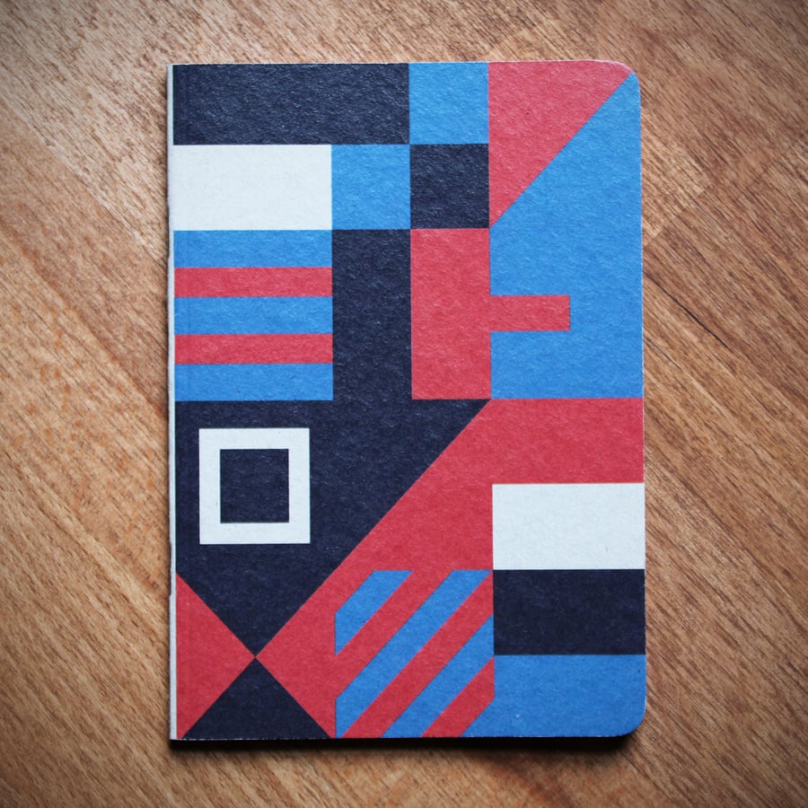 ARC01.2 A6 pocket notebook with graphic pattern cover