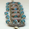 Arabian Nights Rainbow Jasper & Turquoise Glass Bead Multi Strand Bracelet