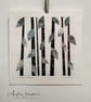 Collograph Original Print with Monoprint Embellishment - Whispers of Winter  - Image 3