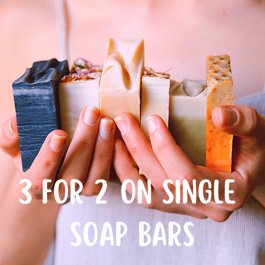 3 for 2 on Solid Soap Bars