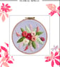 Floral Embroidery Kit, Needlepoint Kit, Craft Kit - Image 4