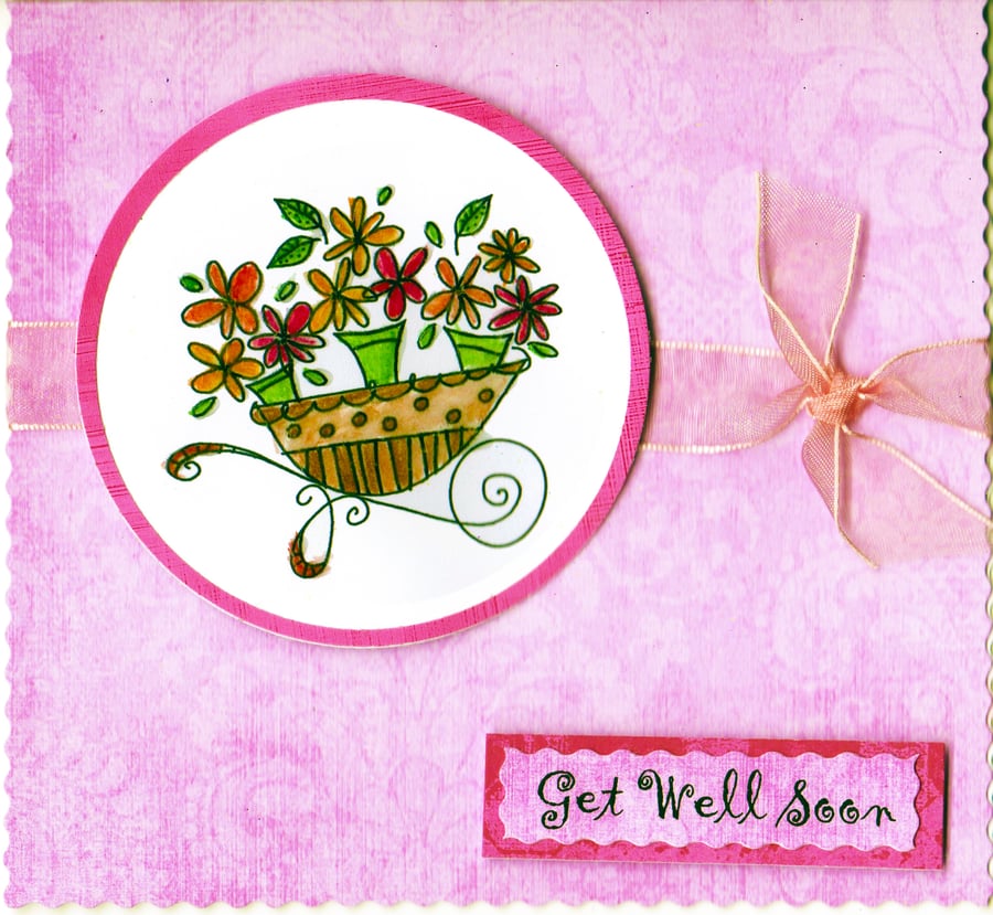 Wheelbarrow of Flowers (GW148)