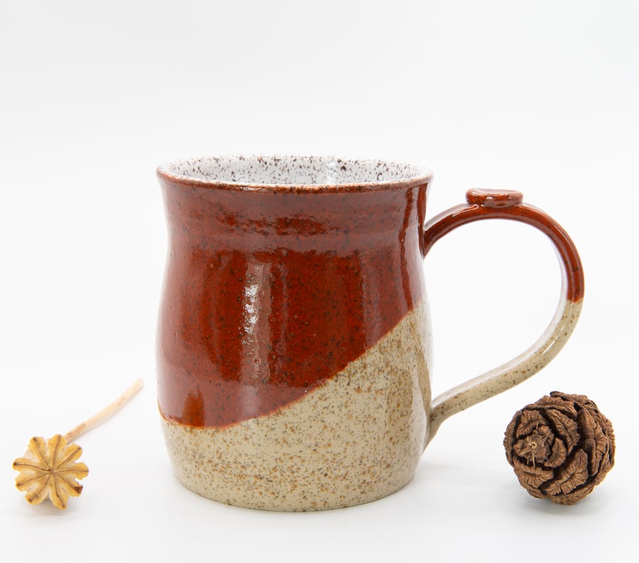 Large - Handmade Stoneware Mug