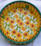 Handmade Sunflower round Tray. - Image 3