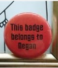 This badge belongs to Negan - TWD - Orange 25mm Button Badge - Free Postage!